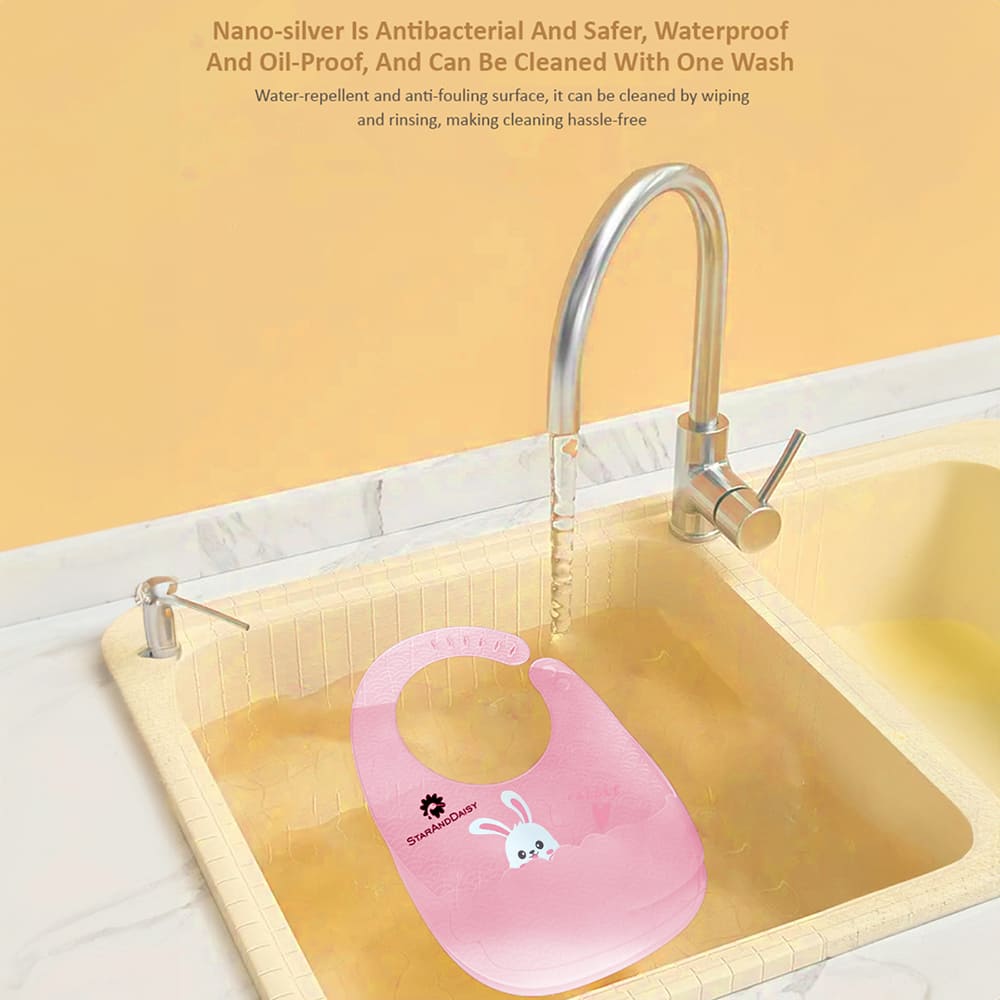 Adjustable Silicone Bibs for Infants