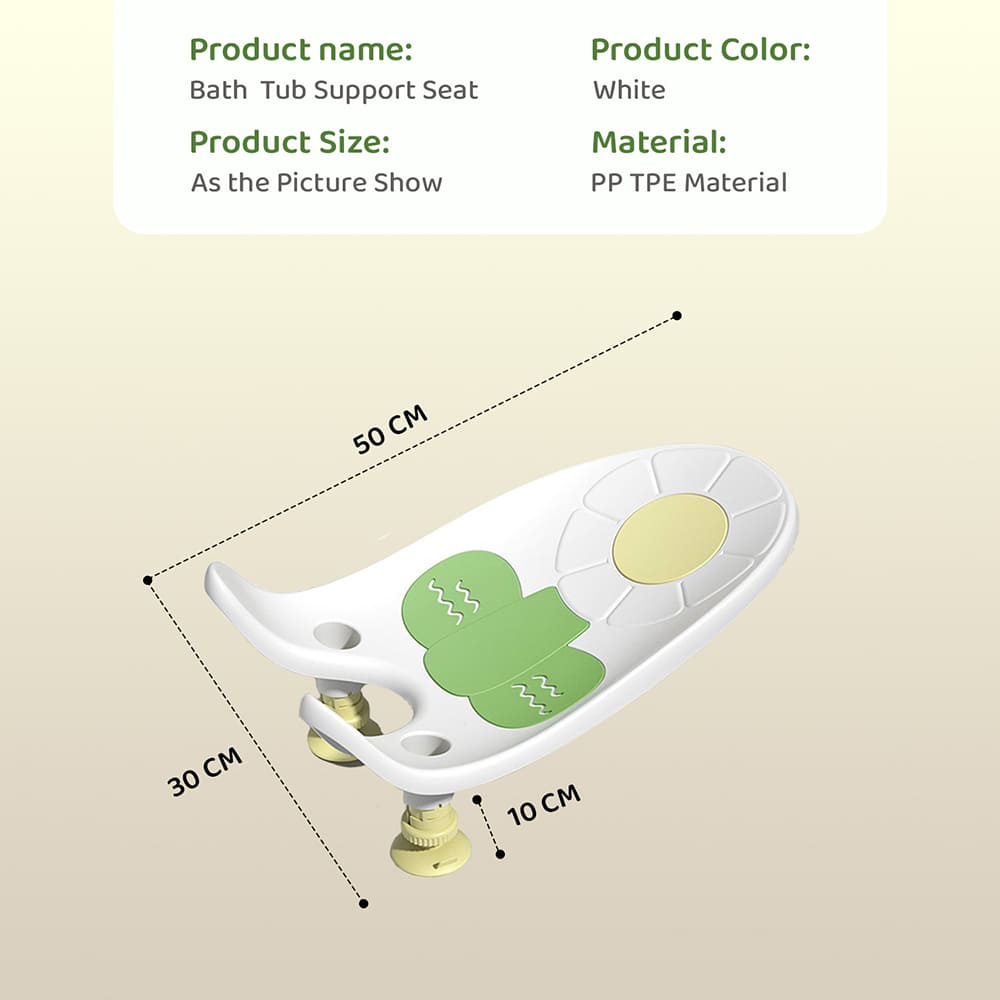 Baby Bathing Seat Dimention - White -10
