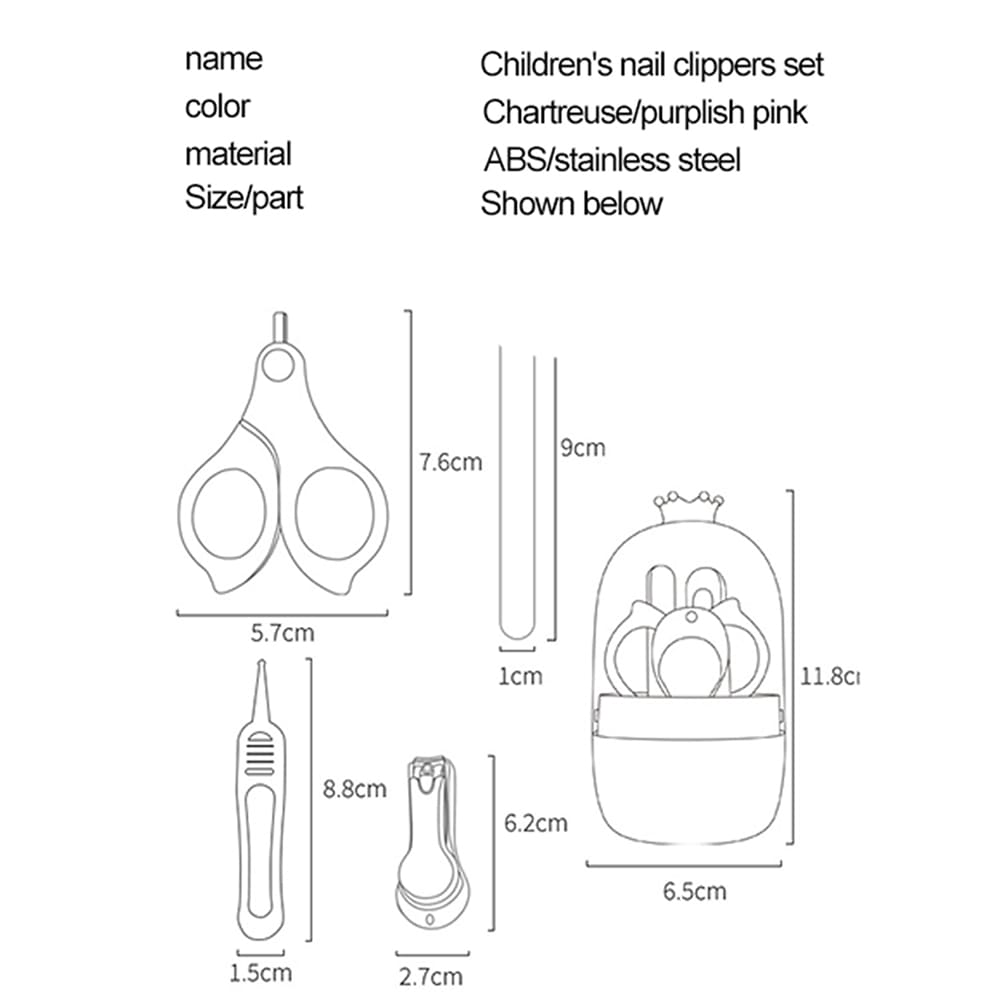 4-in-1 Baby Nails Cutter Set