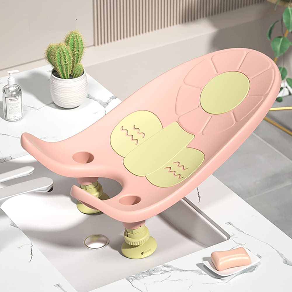 StarAndDaisy Baby Bathing Support Chair - Anti-slip Bath Seat for Babies Designed with Head, Neck, and Spine Protect - Pink