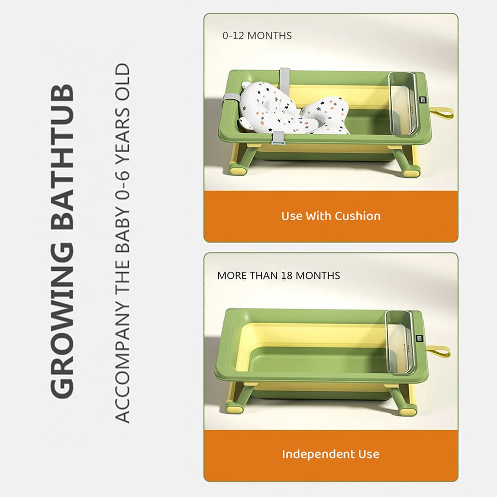 Baby Bath Tub with Adjustable Cushion