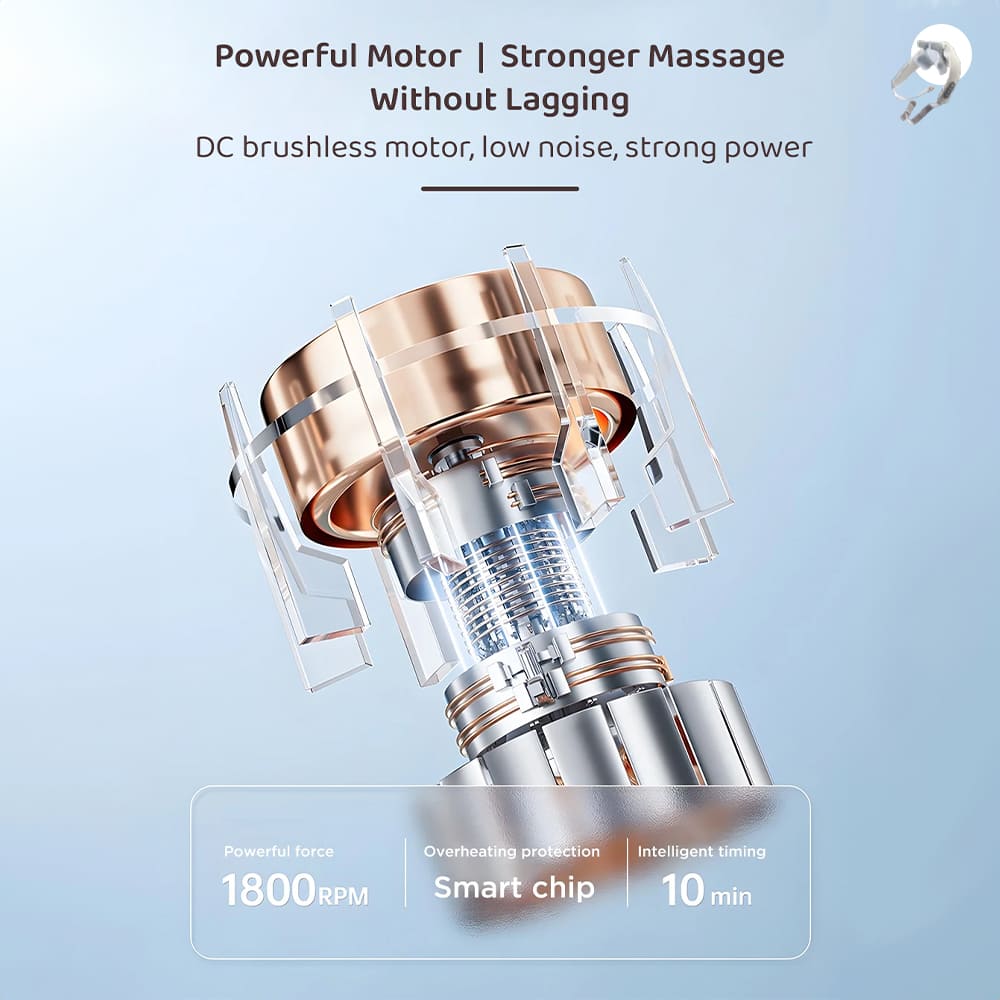 Portable Shiatsu Neck and Shoulder Massager with Adjustable Intensity