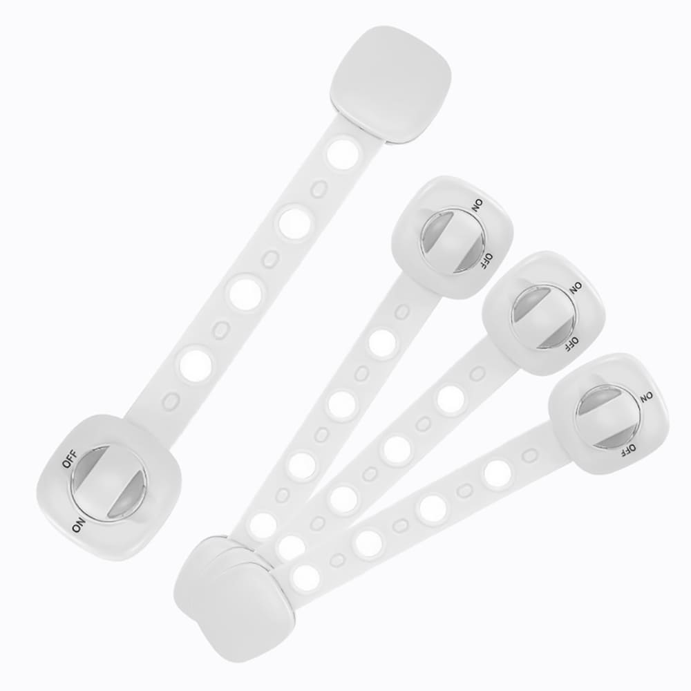 StarAndDaisy Premium Door Strap Locks for Child and Kids Safety, Big Strap Door Lock - Set of 4