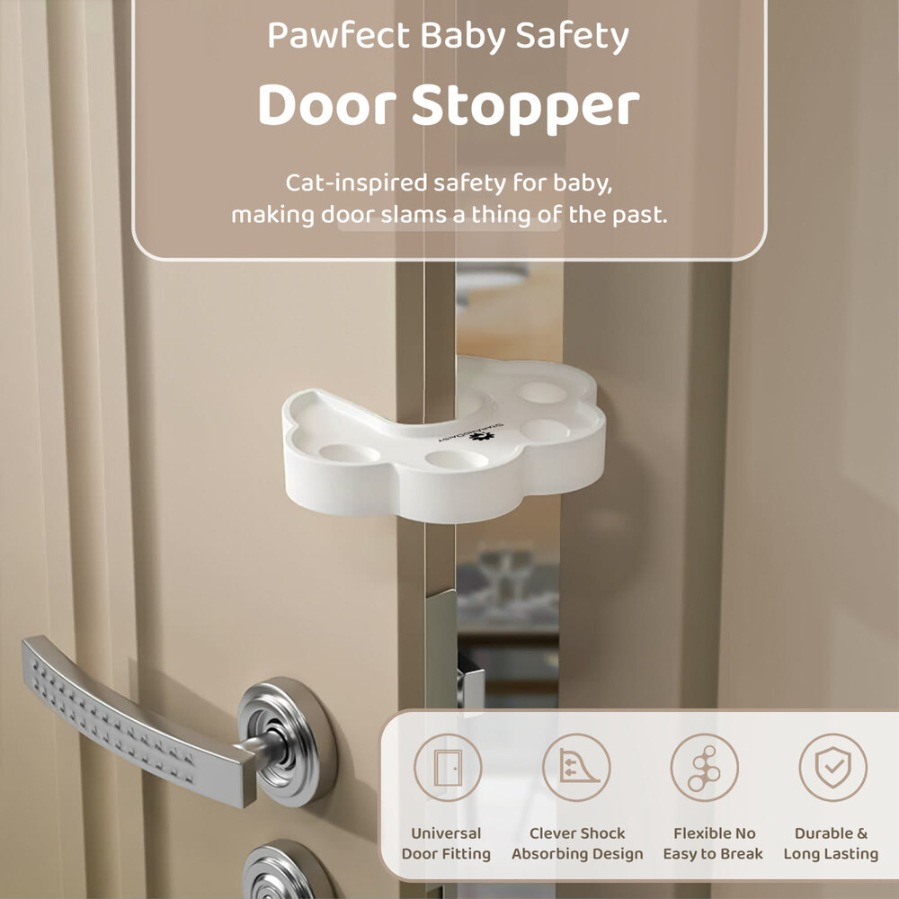 baby Cat paw child safety door stopper