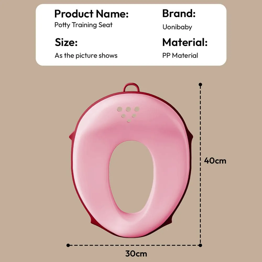 dimension of baby potty training seat dark pink