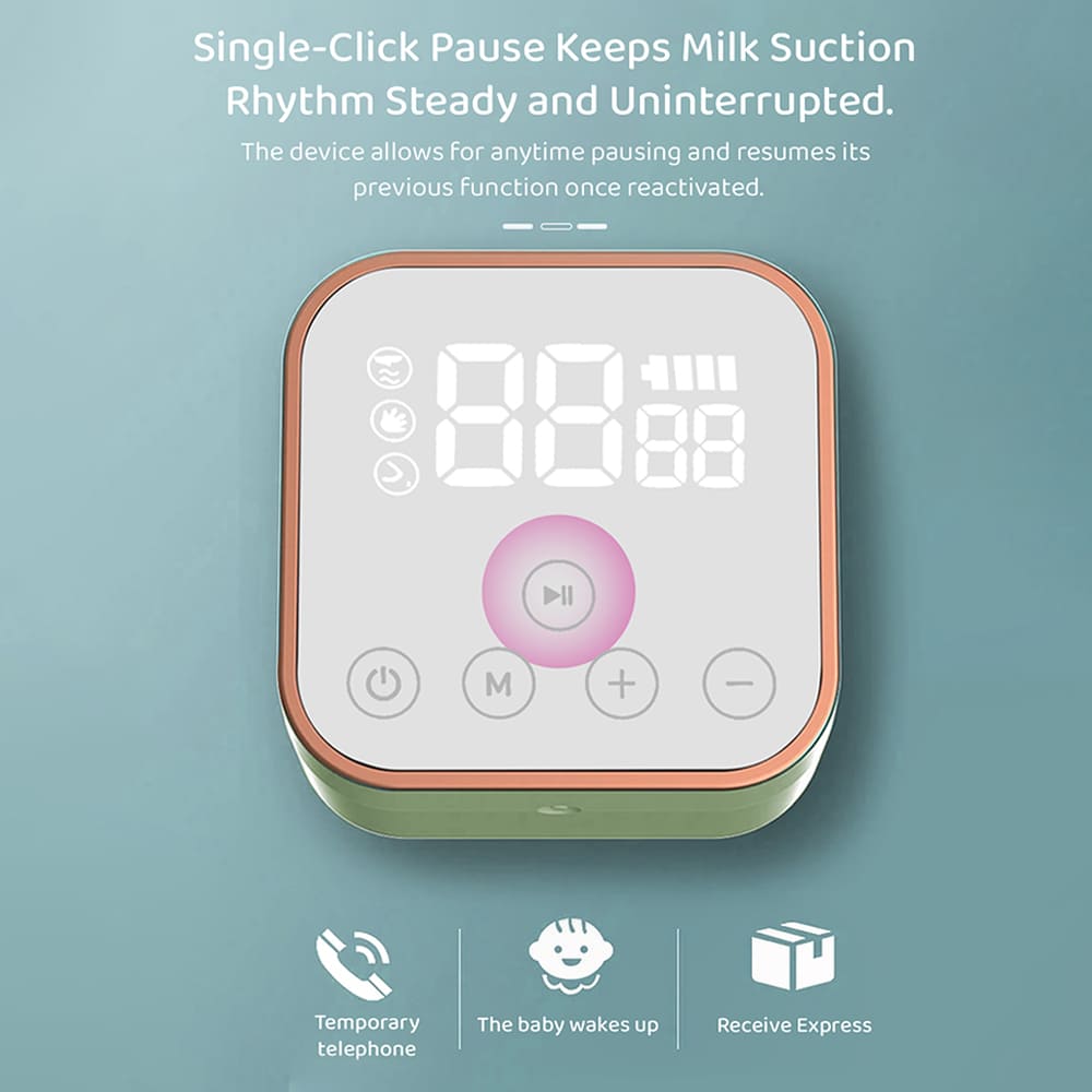 Electric Double Breast Pump with One Click Desigh