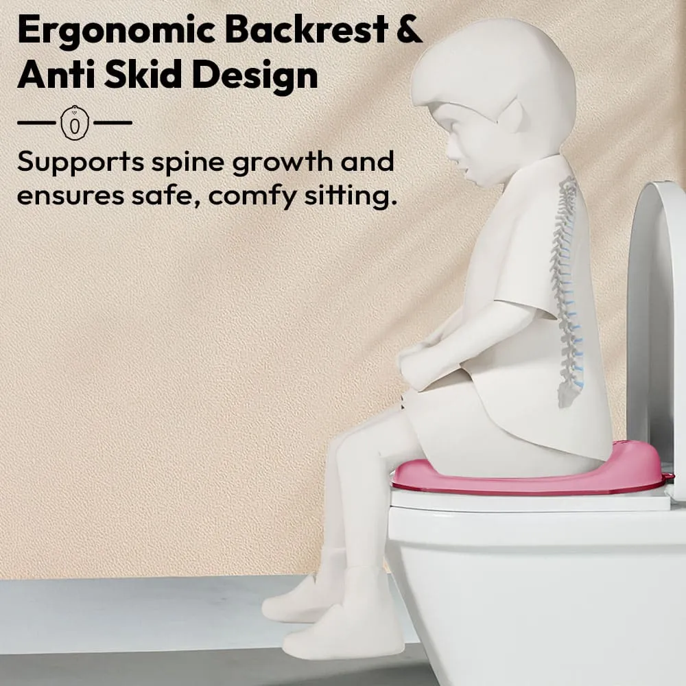 ergonomic backrest anti skid design baby potty training seat