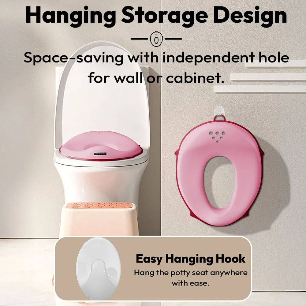 hanging storage design baby potty training seat