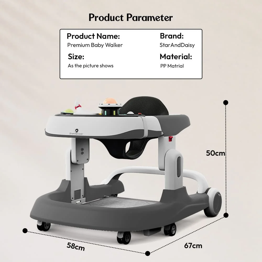Specifications of baby walker