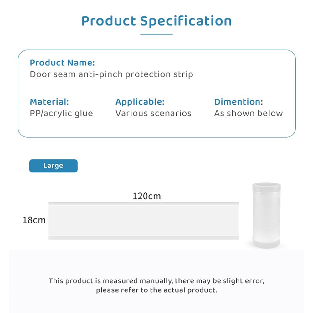 product specifications Baby Finger Anti-Pinch Safety Door Guards
