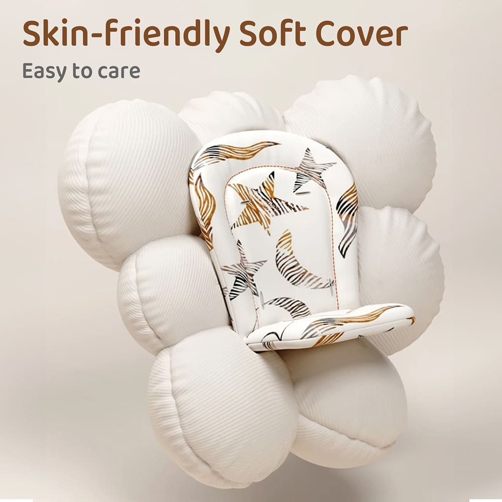 Baby Dining Chair with Soft Cushion Cover