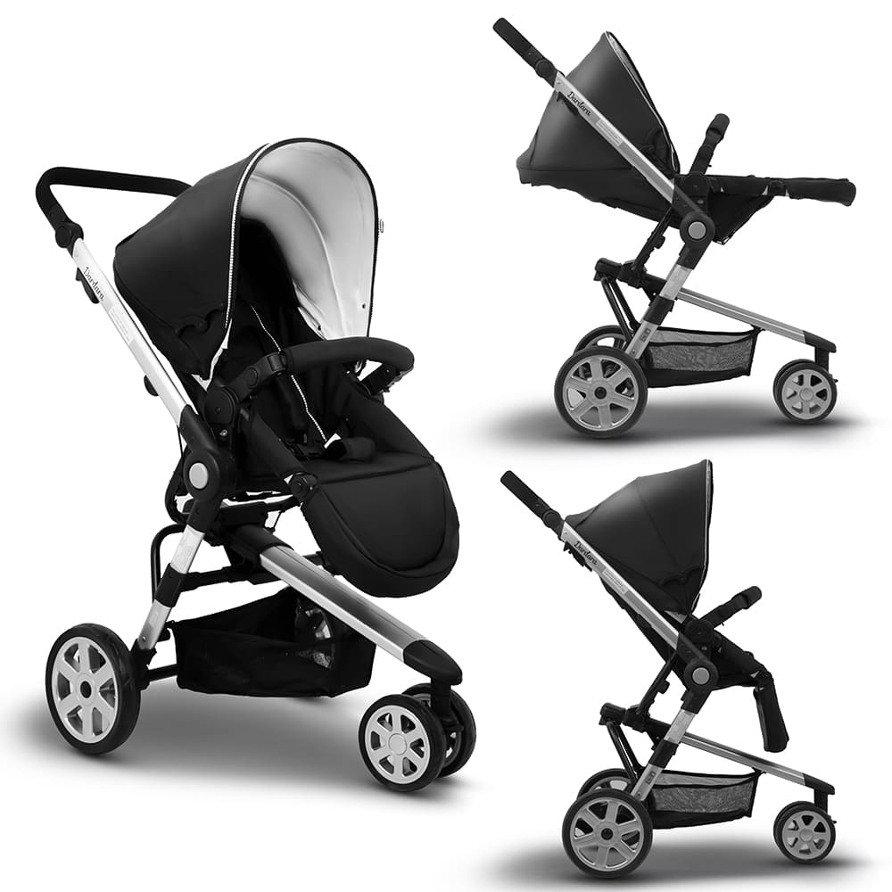 StarAndDaisy Stroller for Newborn Baby with Reversible Bassinet & Large Wheels Kids - 0 to 4 Years