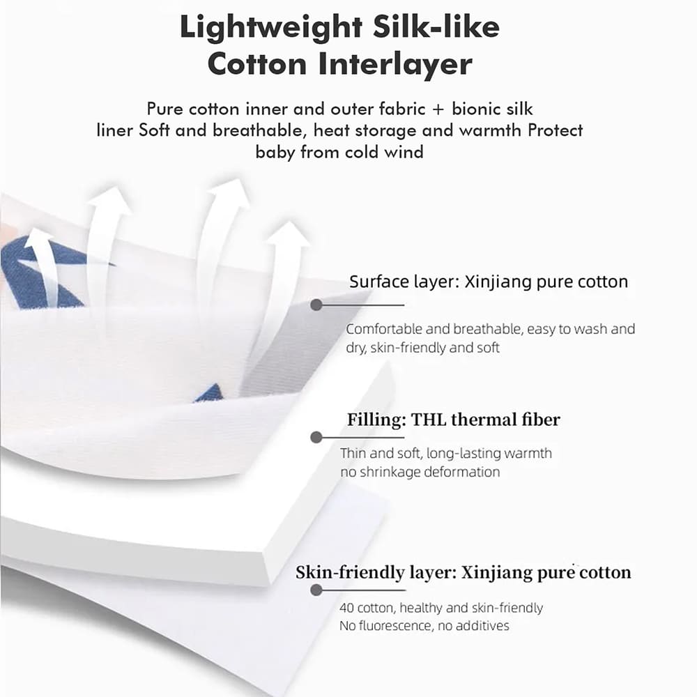 Lightweight Baby Wrap Blanket with Hood