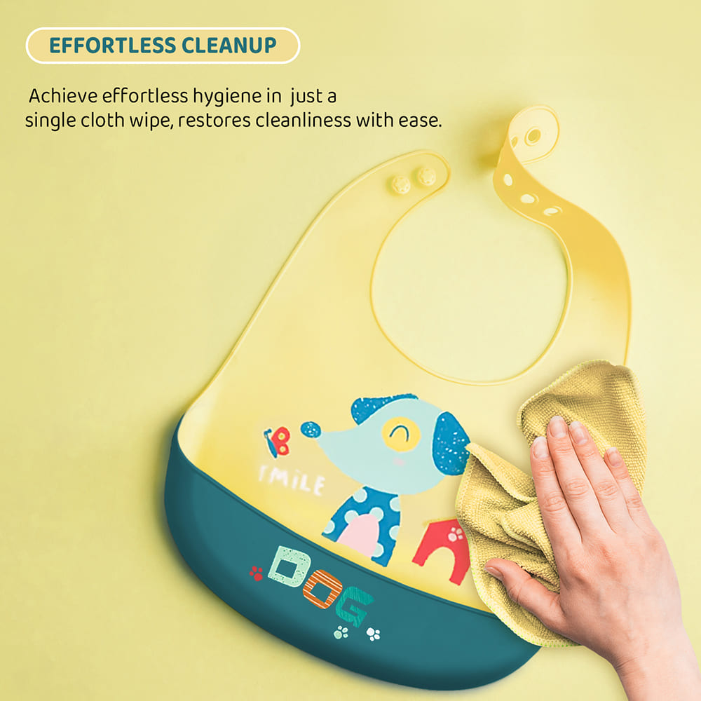 Reusable Silicone Feeding Bibs