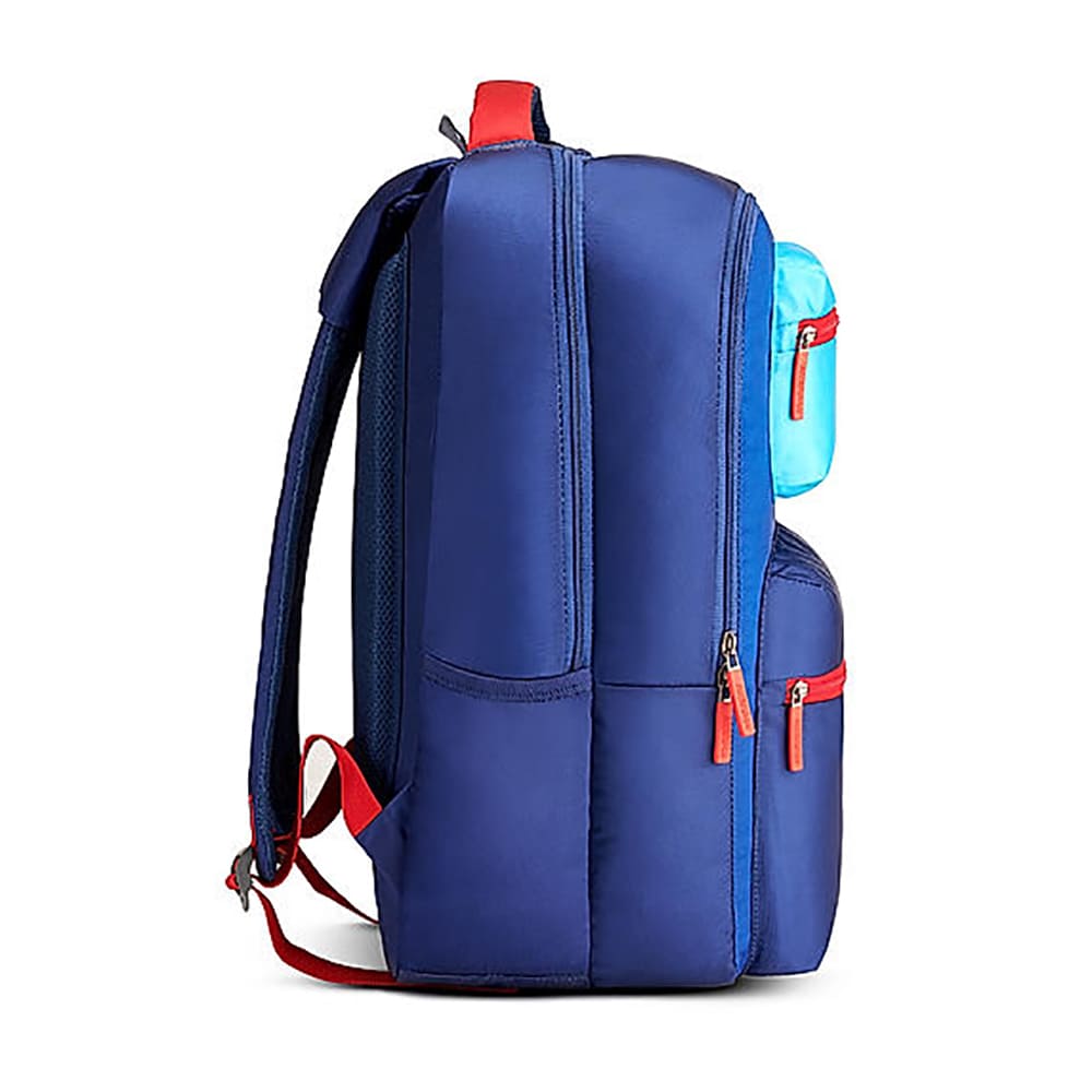 American Tourister Kids Backpacks with 2 Full Compartment 2 Front Pocket, Shoulder Comfortable, 33 Ltrs Bags - Sigma 3.0 Navy