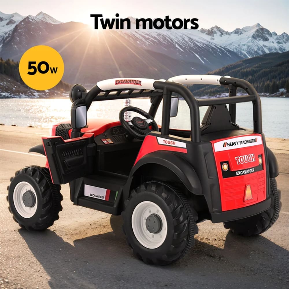 Miniature Battery-operated Tractor for Toddlers