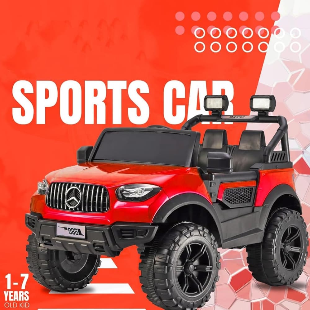 sport car model bb mercedes for kids red