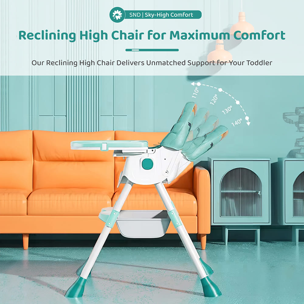 Reclining Infant Baby High Chair