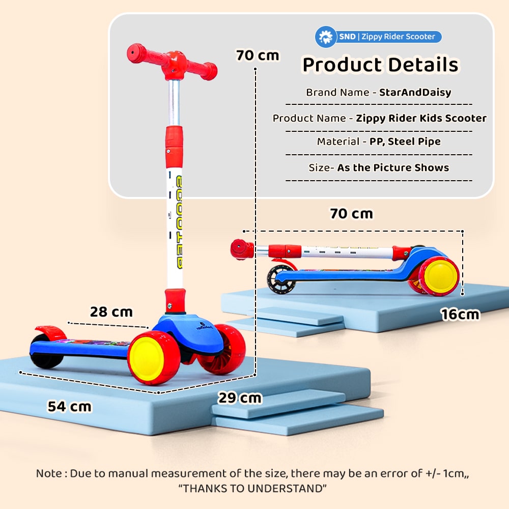 Specification of Kids Scooters