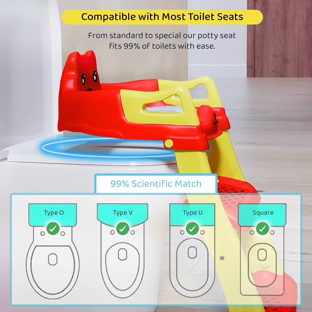 Potty Seat Suitable for Various Toilet Sizes