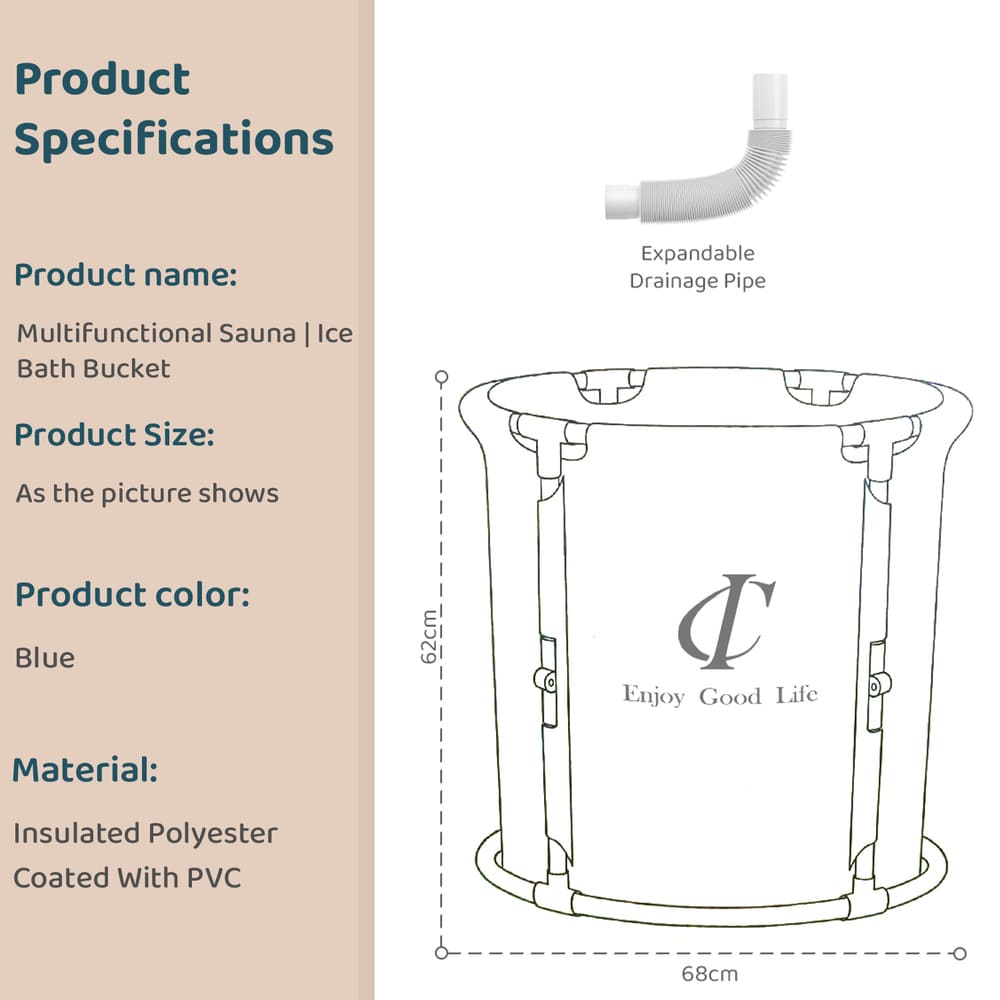 Product Specification of Ice Bathtub