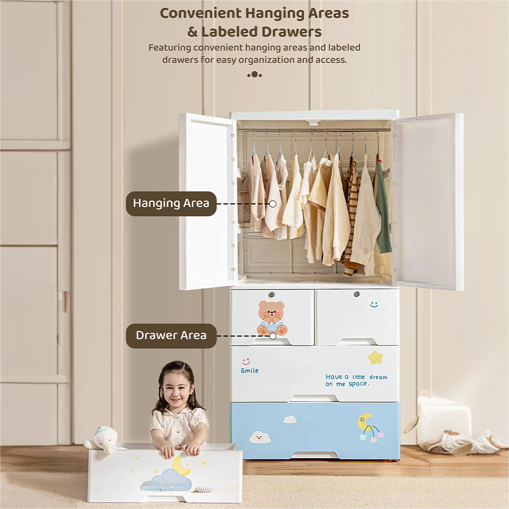 Spacious Kids Storage Cupboard