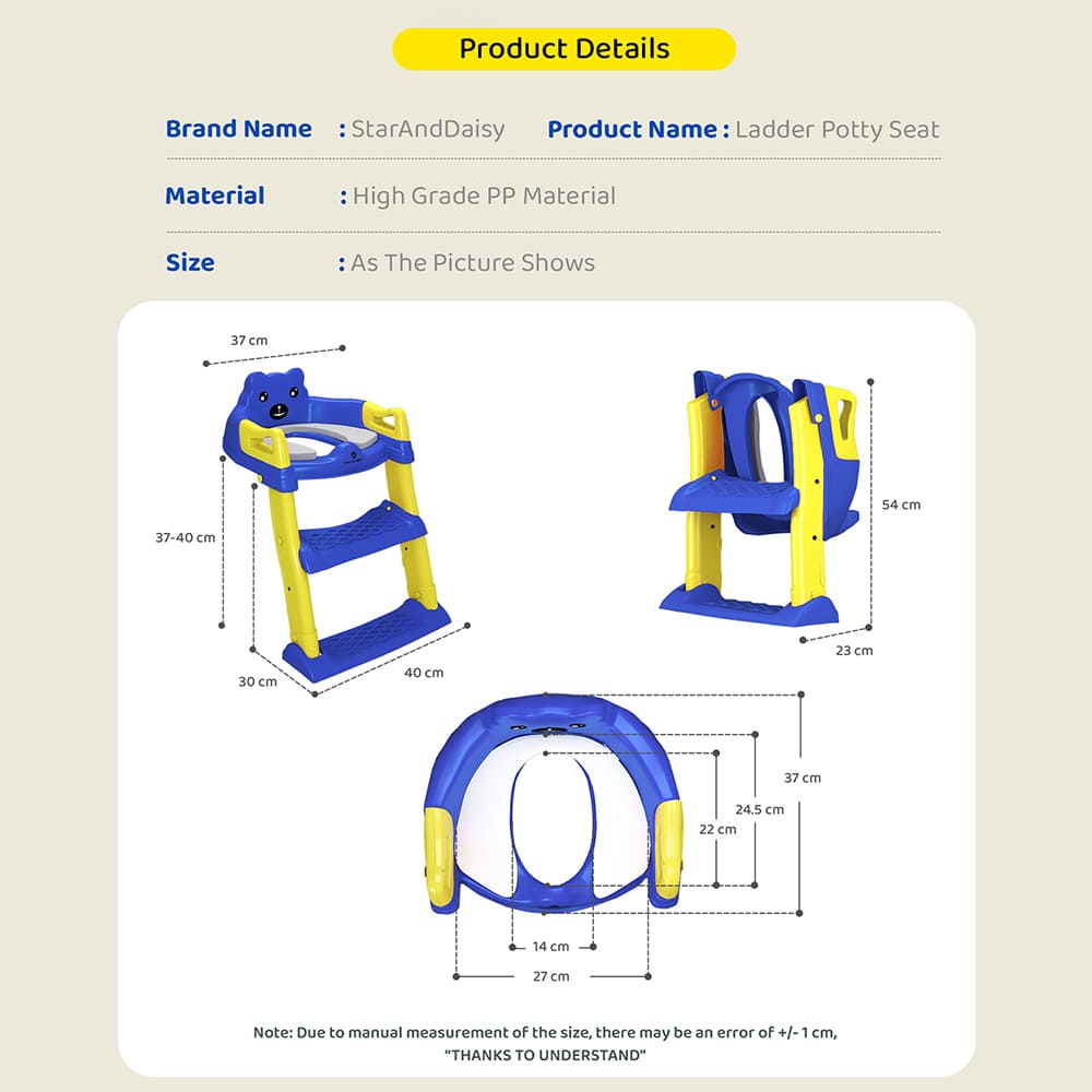 Specification of Ladder Potty Seat
