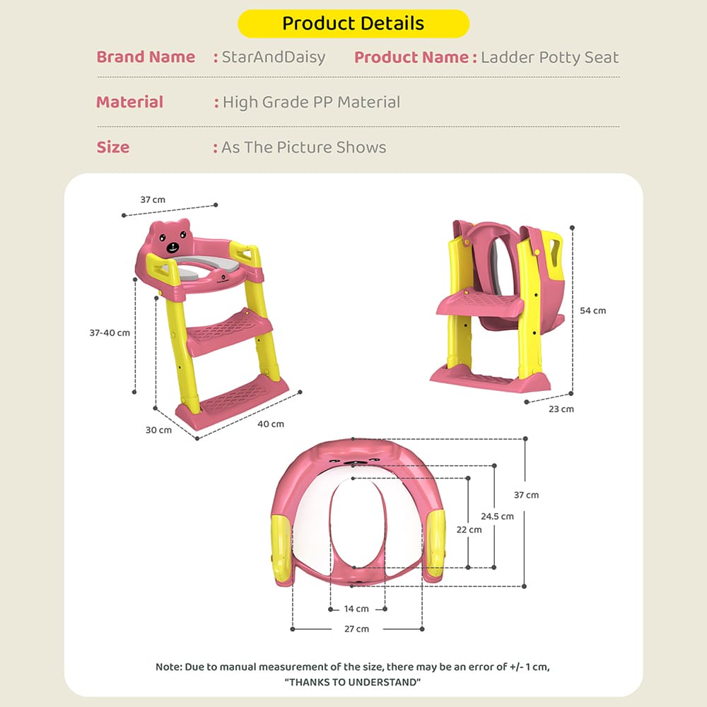 Specification of Potty Seat