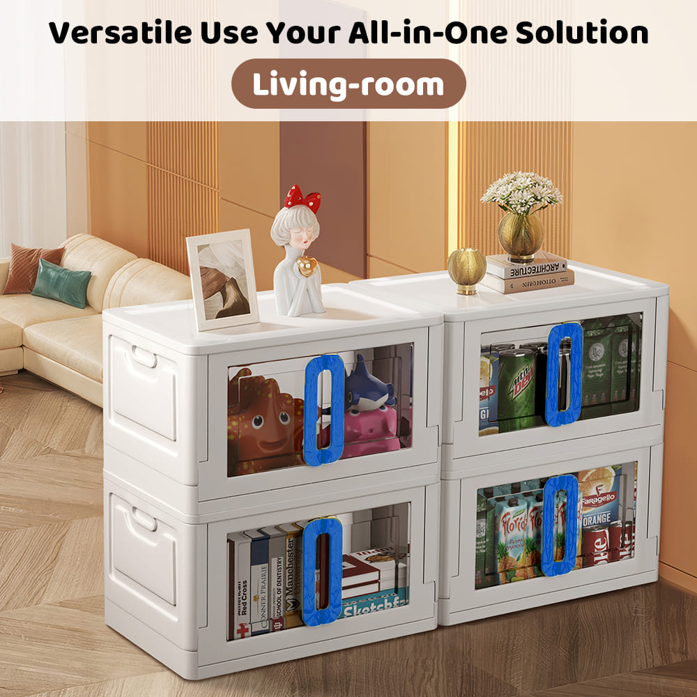 Transformable Storage Storage Cabinet Portable Almira with Drawers & Convertible Design