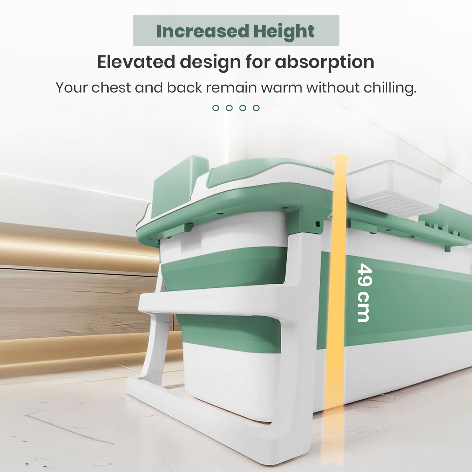 Mega Bath Tub with Height Adjustable