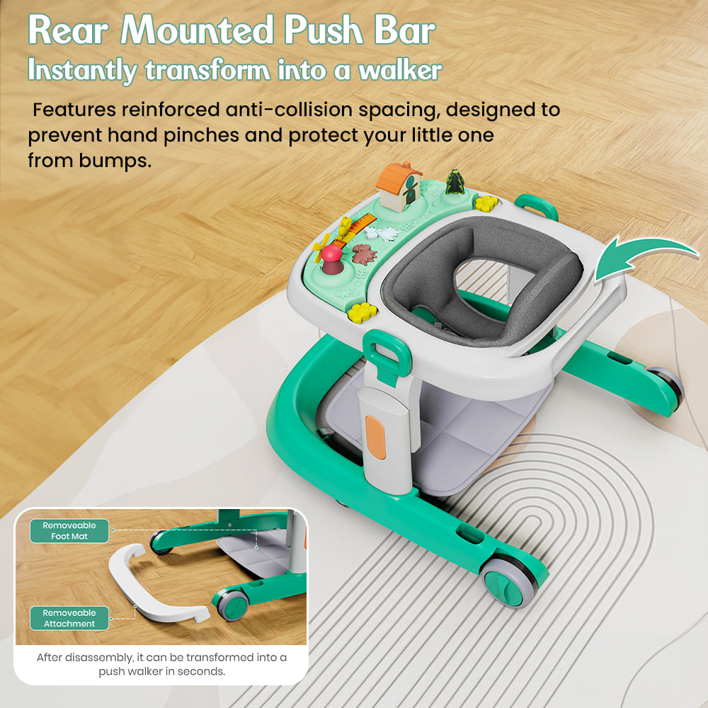 Foldable baby walker