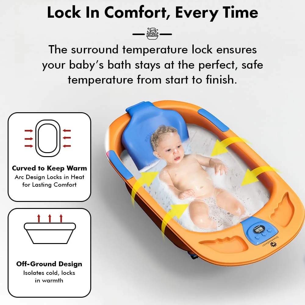 bathtub with bath seat