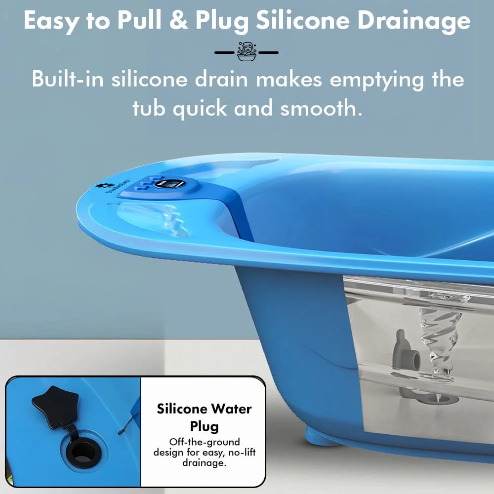 Comfortable sling baby tub