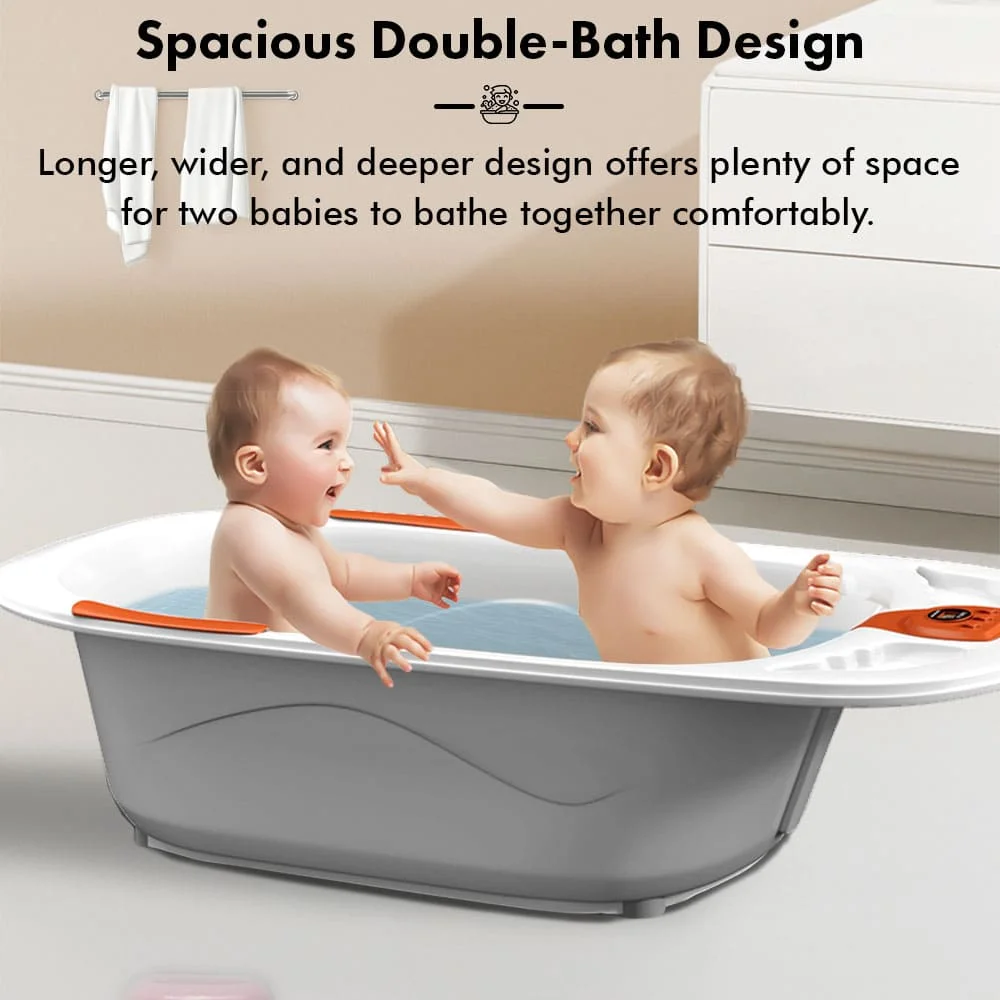 Comfortable sling baby tub