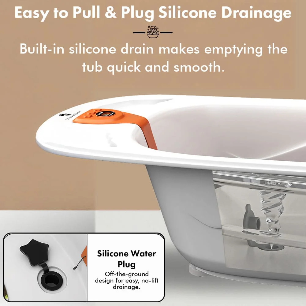 Comfortable sling baby tub