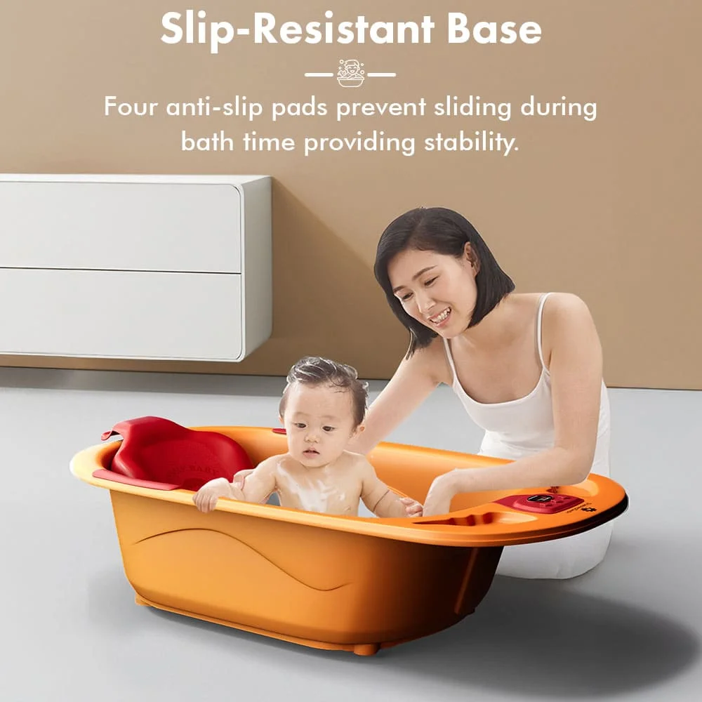 Non-slip baby bathtub