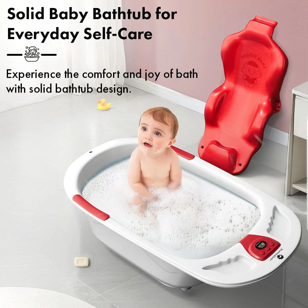 Solid baby bathtub