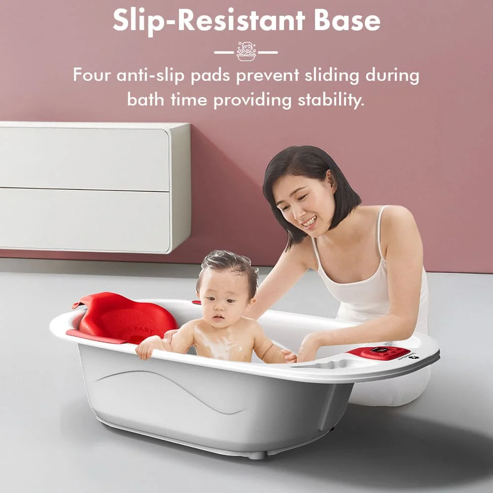 Non-slip baby bathtub