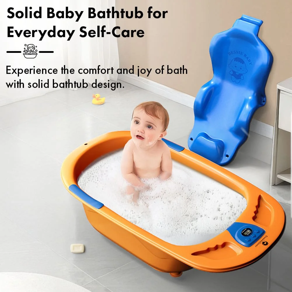 Solid baby bathtub