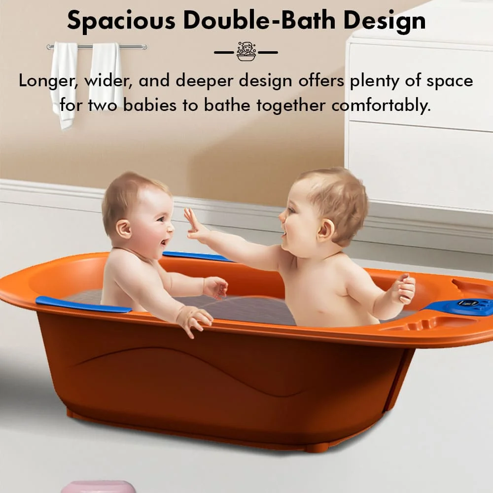 Comfortable sling baby tub