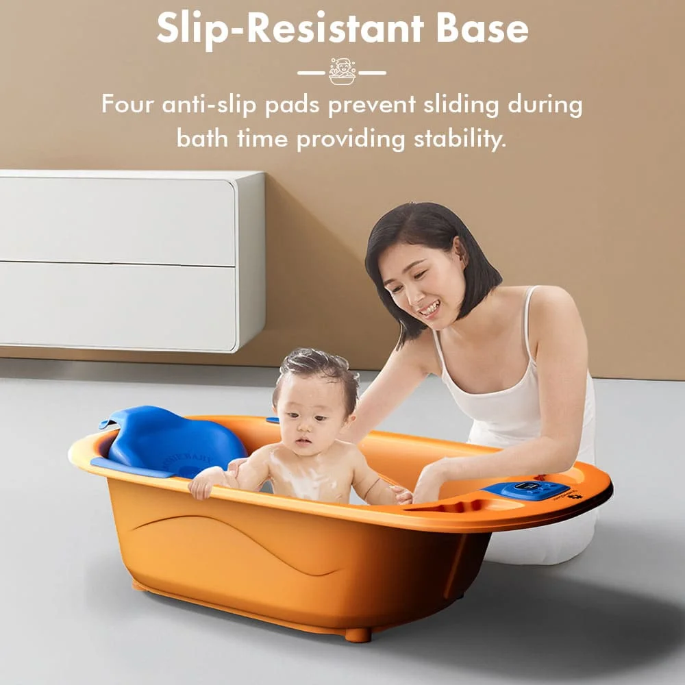 Non-slip baby bathtub