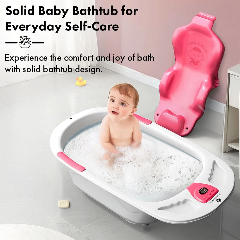 Solid baby bathtub