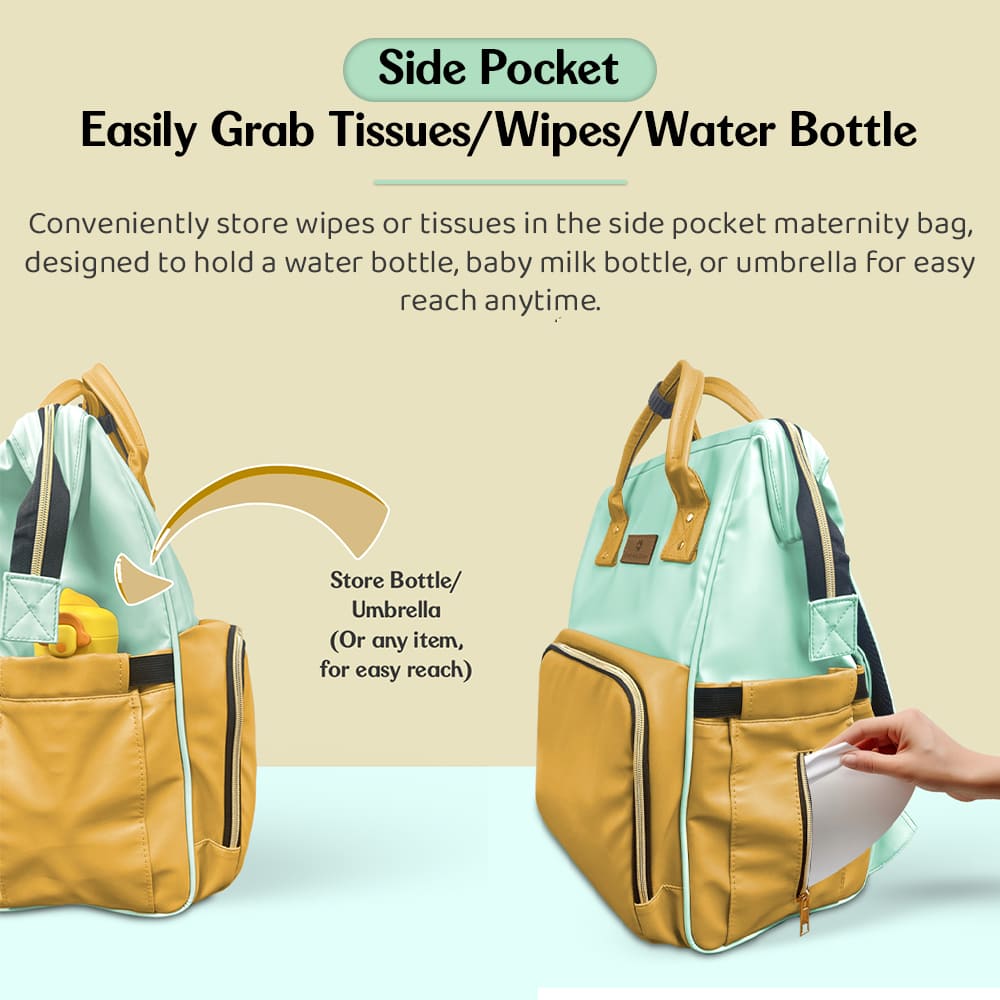 diaper-bag-with-easy-side-pocket-green-yellow-8