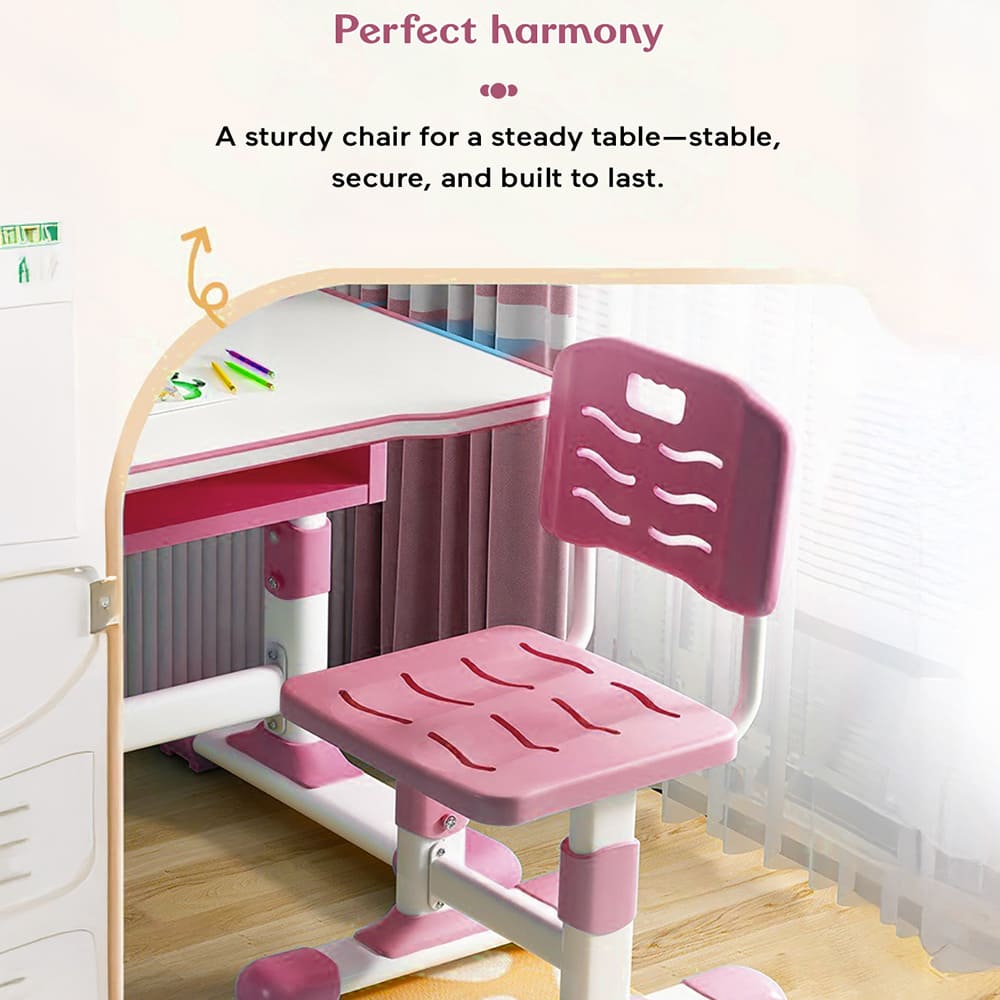 Study Table for Kids with a Comfortable Chair Set