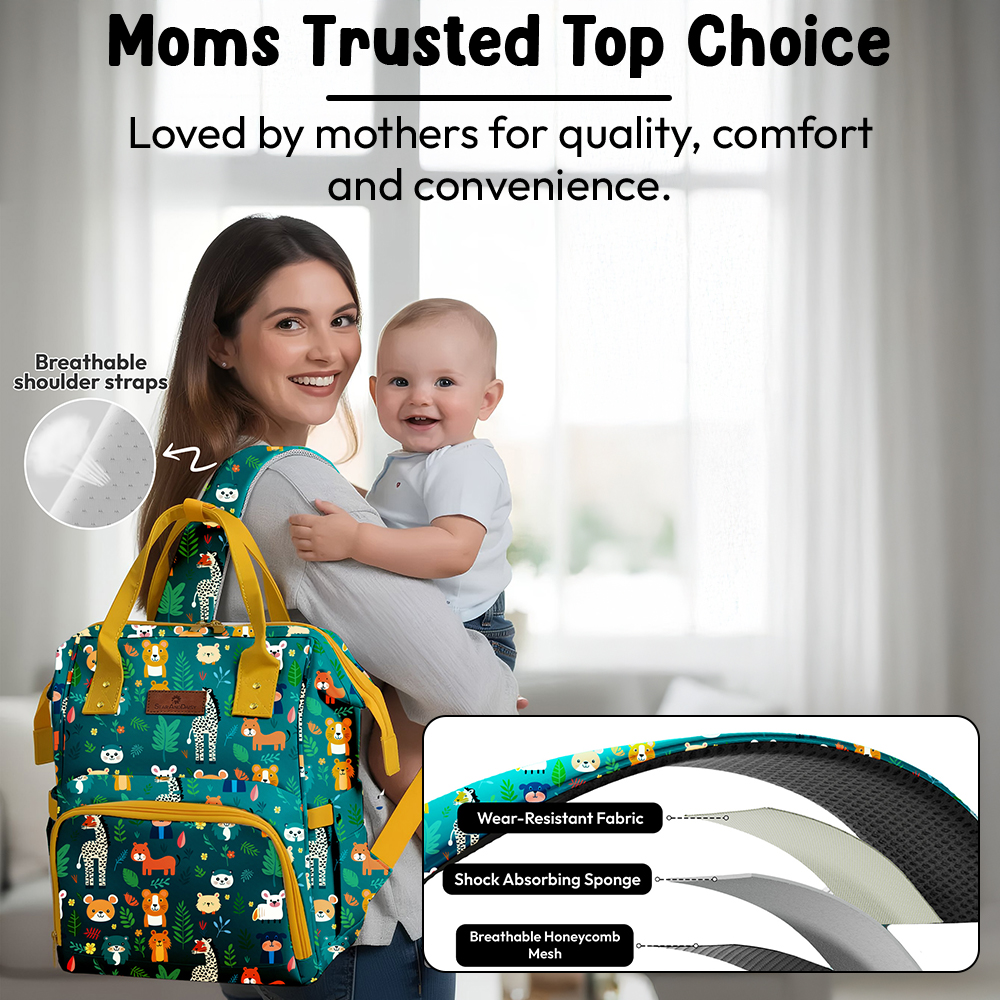 Jungle diaper bag