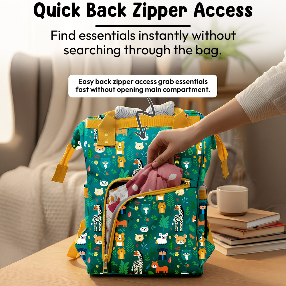 Jungle diaper bag