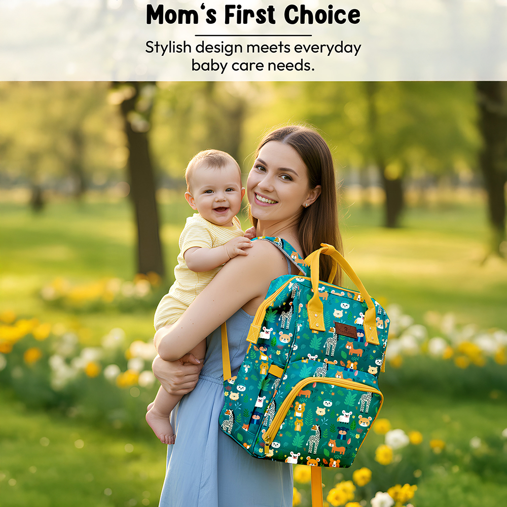 Jungle diaper bag