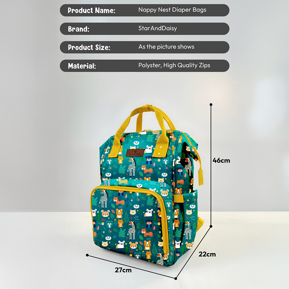 Jungle diaper bag