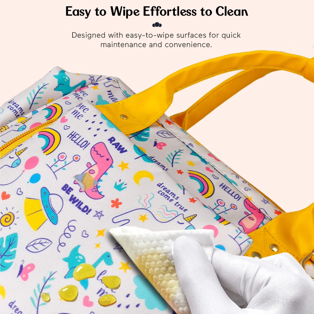 Mini-traveler-diaperbag-unicorn print-4