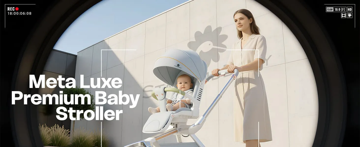 Meta Luxe Baby Stroller Aplus Meta Luxe Baby Stroller Aplus